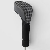 Menzies Black Scottish Tartan Pset Pattern Golfheadcover (Schuin)