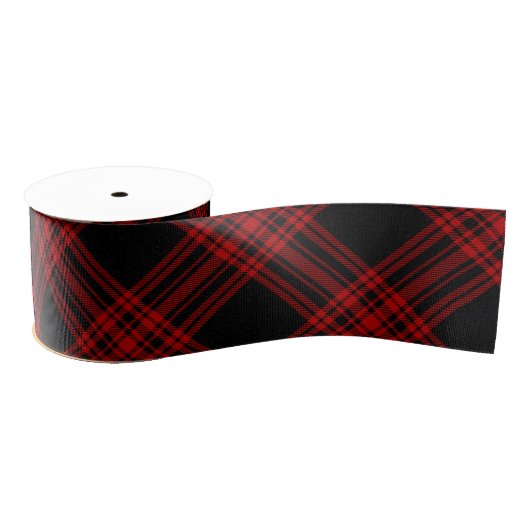 Menzies Hunting Tartan Scottish Pset Pattern Grosgrain Lint (Spoel)