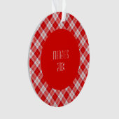 Menzies Red Clan Tartan Scottish Plaid (devant)