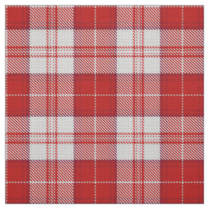 Menzies Red Tartan Stof
