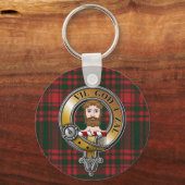 Menzies Tartan & Badge Sleutelhanger (Voorkant)