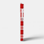 Menzies tartan red white plaid Case-Mate iPhone case (Achterkant / Links)