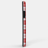 Menzies tartan red white plaid Case-Mate iPhone case (Achterkant/rechts)