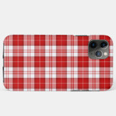 Menzies tartan red white plaid Case-Mate iPhone case (Achterkant (horizontaal))