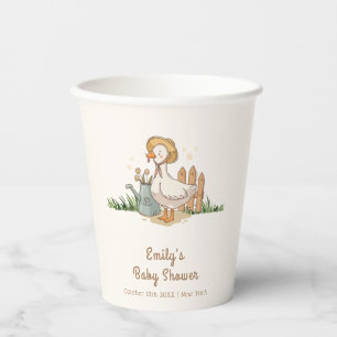 Meodow  Little Duckling Garden Baby shower Papieren Bekers
