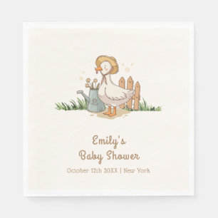 Meodow  Little Duckling Garden Baby shower Servet