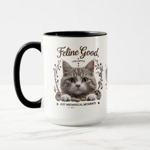 Meologisch moment 15 oz Combo Cat Lover Mok Set
