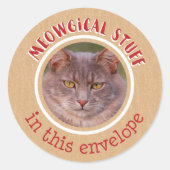 Meologisch spul ronde sticker (Voorkant)