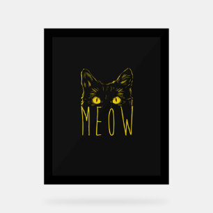 Meow Acryl Bord