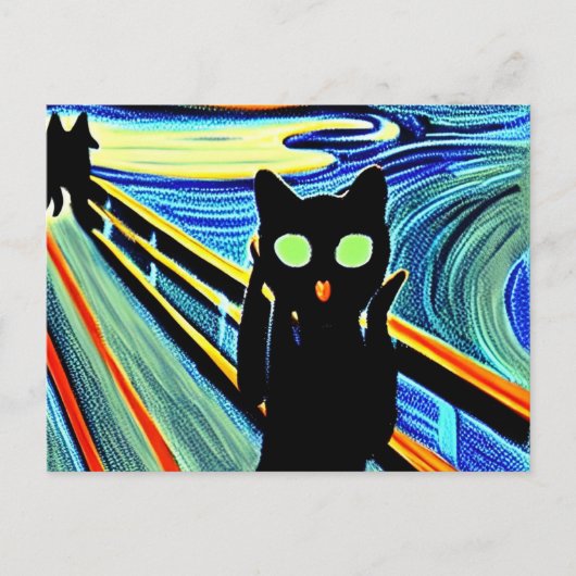 Meow Briefkaart (Voorkant)