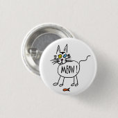 Meow Button (Voorkant /achterkant)