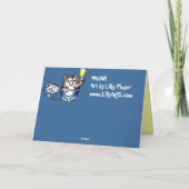 Meow ! Carte mignonne de chat (Dos)