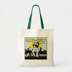 Meow Cat Art -  Tote Bag