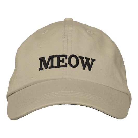 MEOW CAT CASQUETTES (Devant)