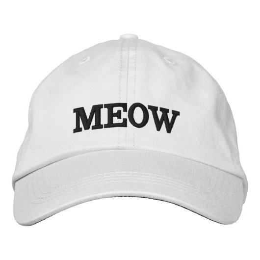 MEOW CAT CASQUETTES (Devant)