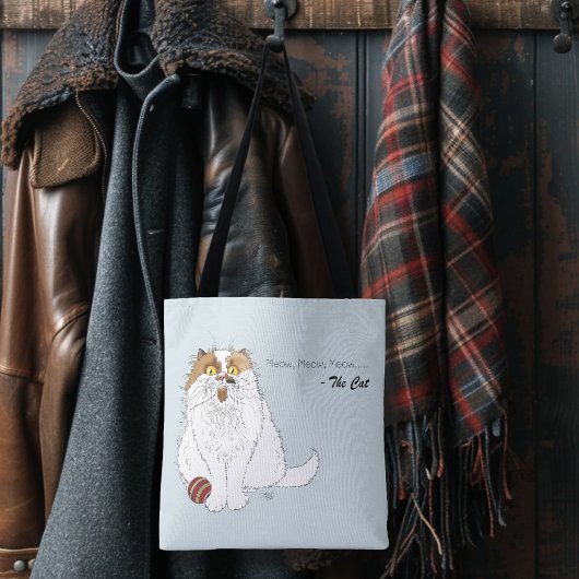 Meow Cat Funny Draagtas