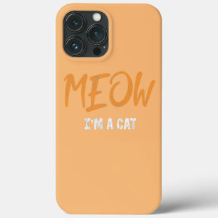Meow Cat Halloween Costume Cat Mam Cat Pap iPhone 13 Pro Max Hoesje