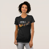 Meow Cat Kerstmis T-shirt (Voorkant volledig)