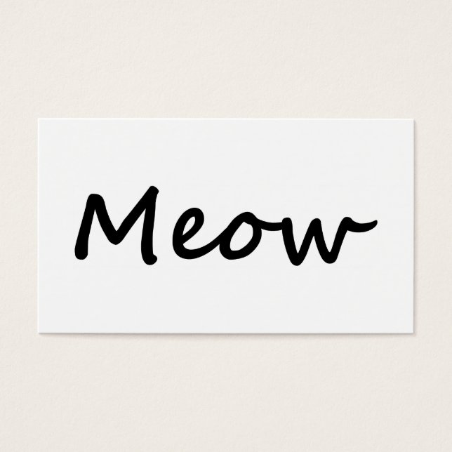 Meow Cat Kitty Voix Mewing Kitten Neko Appel (Devant)