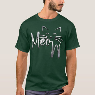 Meow Cat mam pap cadeaus, Cat Kat Gifts Cat, Cat t T-shirt