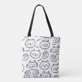 Meow Cat Sac fourre-tout (Dos)