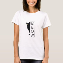 Meow cat T-shirt