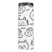 Meow Cat Thermosbeker (Achterkant)