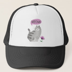 Meow Cat Trucker Pet