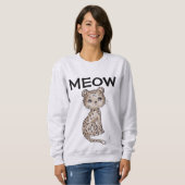 MEOW CUTE BENGAL CAT ART T-SHIRTS (Devant entier)