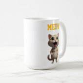 Meow Cute Cat Mug (Devant droit)