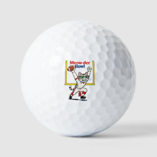 Meow-der Bowl Kampioen Kat Voetbal Golfballen