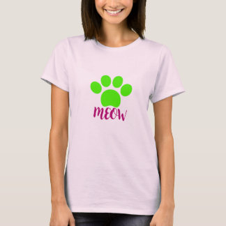Meow Design T shirten voor Vrouwen - Mode/Trending T-shirt