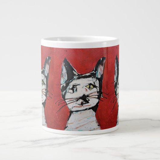 Meow Extra Grote Beker (Voorkant)