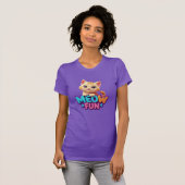 Meow Fun - Sweet Look Cat T-Shirt (Voorkant volledig)