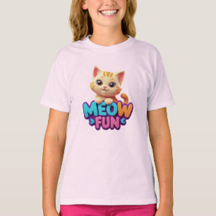 Meow Fun - T-Shirt Chat au Regard Doux