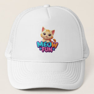 Meow Fun - Zoete Uitstraling Kattenhoed Trucker Pet
