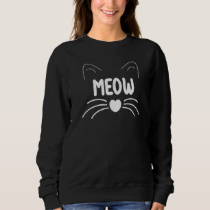 Meow Funny Cat Trui