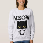 MEOW Funny T-shirts pour chats (Devant)