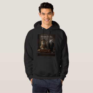 Meow & Go – Grappige Reis Katten Hoodie Beschrijvi