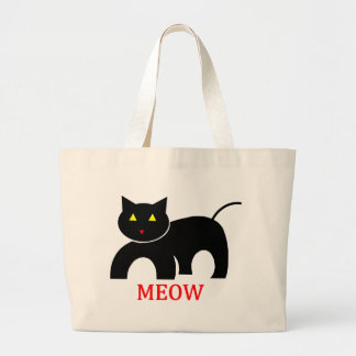 Meow Grote Tote Bag