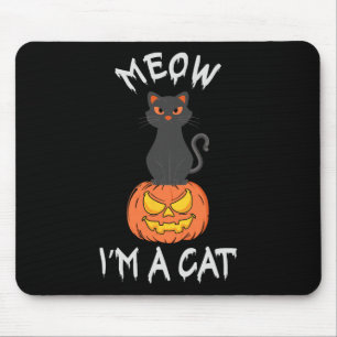 Meow ik ben een Schattigee Halloween kostuum voor Muismat