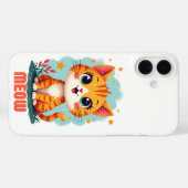 Meow iPhone 16 Plus Hoesje-Mate – Purrfect Protect Case-Mate iPhone Case (Achterkant (horizontaal))