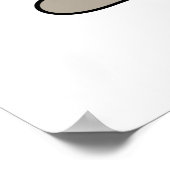 Meow is het Goin Funny Cat Pun Poster (Hoek)