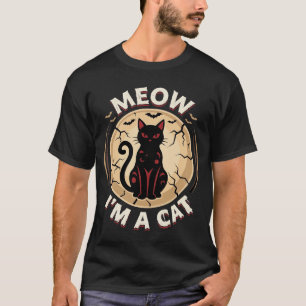 Meow Kat Halloween Grafisch Ontwerp_1 T-shirt
