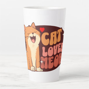 Meow Kat Liefhebber - oranje kat Latte Mok