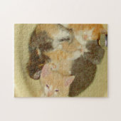 Meow Katten 4 Puzzle Legpuzzel (Horizontaal)