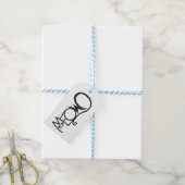 Meow Katten Typografie Cadeaulabel (Met Touw)