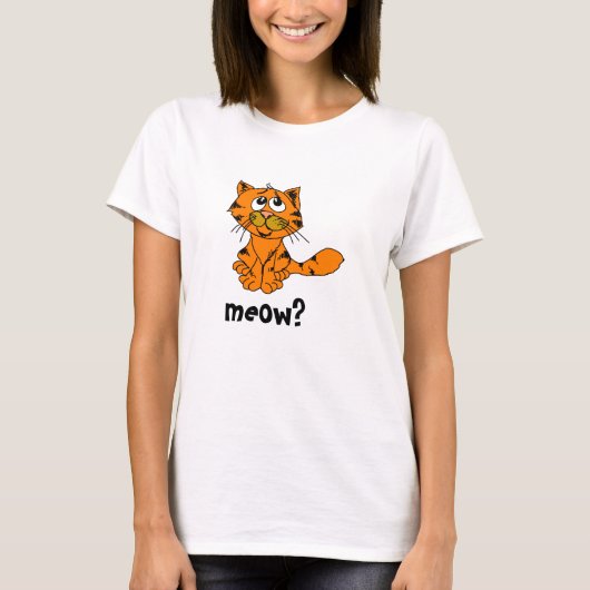 meow kitten t-shirt (Voorkant)