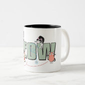 MEOW Kitty Chat 11 oz Mug à deux tons (Devant droit)