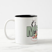 MEOW Kitty Chat 11 oz Mug à deux tons (Gauche)